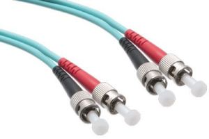 ST/ST 10GB Laser Optimized Multimode Fiber Patch Cable - Plenum - OM3