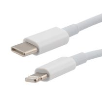USB C to Lightning Assembly, M/M, White