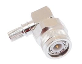 Times Microwave TNC Right Angle Male Crimp Connector - LMR-240 - TC-240-TM-RA-D