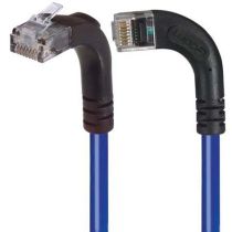 L-com Cat6 Right Angle Ethernet Patch Cord - Left Angle to Upward Angle