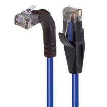 L-com Cat6 Right Angle Ethernet Patch Cord - Straight to Upward Angle