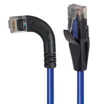 L-Com Cat5e Right Angle Ethernet Patch Cord - Straight to Left Angle
