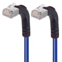 L-Com Shielded Cat5e Right Angle Ethernet Patch Cord - Upward Angle to Upward Angle