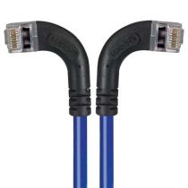 L-Com Shielded Cat6 Right Angle Ethernet Patch Cord - Left Angle to Right Angle