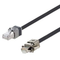 L-com Category 7 Metal RJ45 Outdoor Industrial GigE Patch Cables