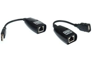 USB 2.0 over Cat5 Extender Balun - 480 Mbps - 150 Ft