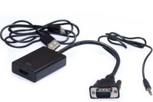 VGA with Audio to HDMI Converter