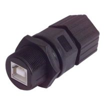 L-com Waterproof USB Type B Field Installable Connector