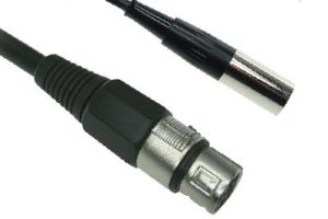 3-Pin Mini XLR Male to XLR Female Microphone Cable
