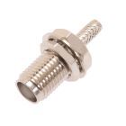 Reverse Polarity SMA Female Bulkhead Crimp Connector- RG174
