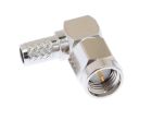 SMA Male Right Angle Crimp Connector - RG-58, RG-141, & LMR195