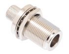 N Female Bulkhead Crimp Connector - Belden 9913 & LMR-400