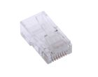 RJ45 Cat6 Connector without Guide - 8P8C - Solid & Stranded Cable - 10 Pack
