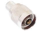 Reverse Polarity N Male Crimp Connector - Belden 9913 & LMR-400