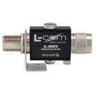 L-com N-Male to N-Female Bulkhead 0-3 GHz 350V Lightning Protector