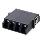 L-com LC Internal Shutter Coupler - Quad - w/Flange