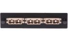 ICC Fiber Adapter Panel - SC - 3-Port Duplex - Metal