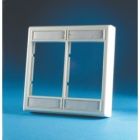 Ortronics Series II Wall Plate - Double Gang - Standard Profile