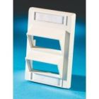 Ortronics Series II Wall Plate - Single Gang - Angled