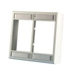 Ortronics Series II Wall Plate - Double Gang - High Profile