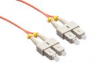 SC/SC 62.5/125 Multimode Duplex Fiber Patch Cable - OM1
