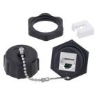 L-com C5E RJ45/110 IP67 BLKHD PoE+