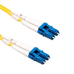 Cable de conexión de fibra óptica monomodo 9/125 OS2 LSZH de 1,5 metros, dúplex, con conectores SC/APC y LC/UPC | ACT