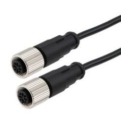 Eonvic M12 D Code 4 Pin aan 4 Pin Mannelijke Flexibele Gigabit Ethernet Kabel Cat5e Afgeschermde Netwerkkabel voor Industriële Camera (3M